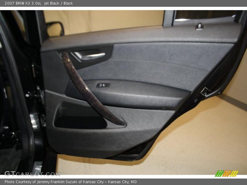 Jet Black / Black 2007 BMW X3 3.0si