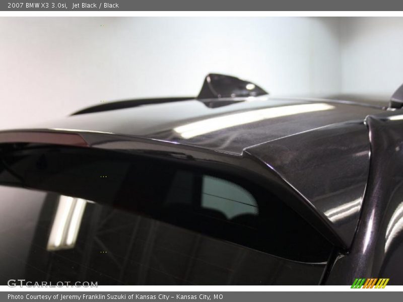 Jet Black / Black 2007 BMW X3 3.0si