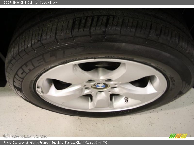 Jet Black / Black 2007 BMW X3 3.0si