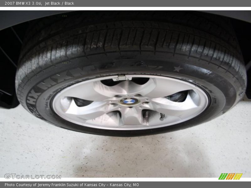 Jet Black / Black 2007 BMW X3 3.0si