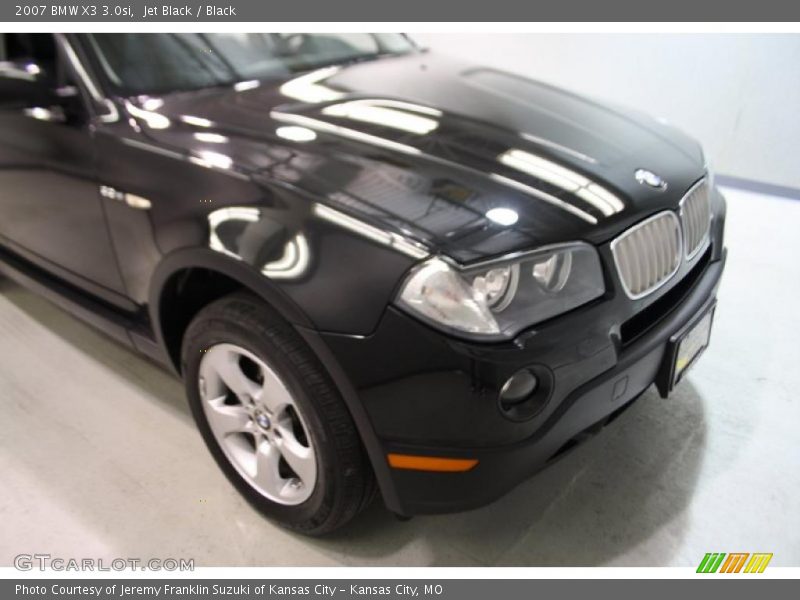 Jet Black / Black 2007 BMW X3 3.0si