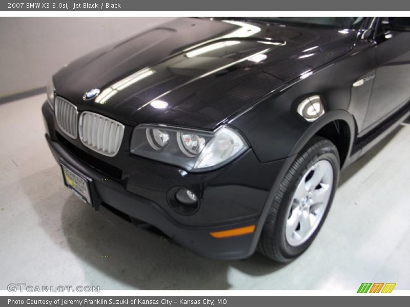 Jet Black / Black 2007 BMW X3 3.0si