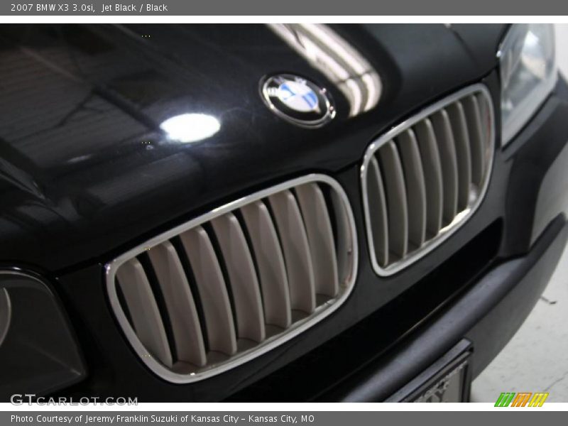 Jet Black / Black 2007 BMW X3 3.0si