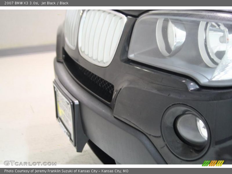 Jet Black / Black 2007 BMW X3 3.0si