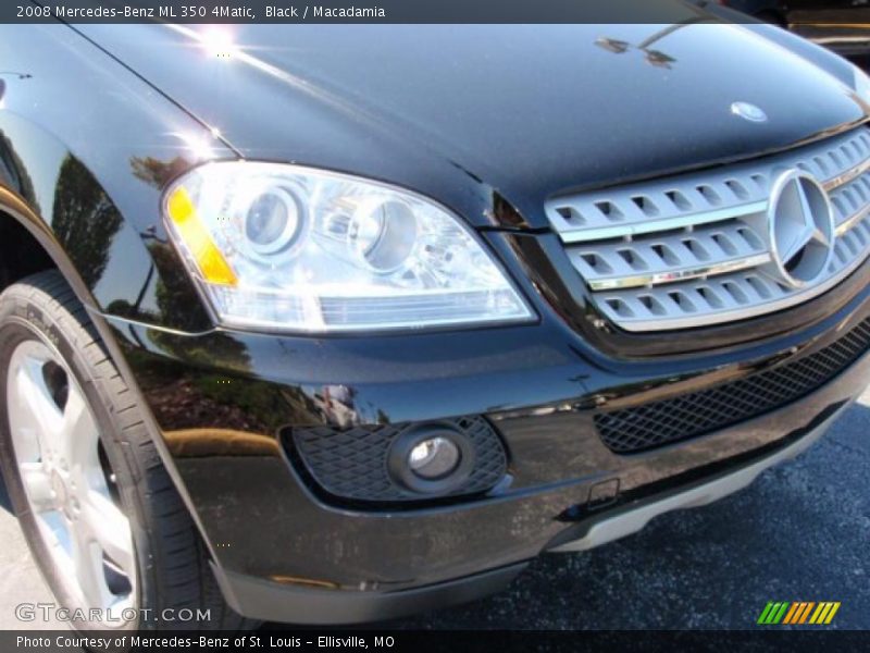 Black / Macadamia 2008 Mercedes-Benz ML 350 4Matic