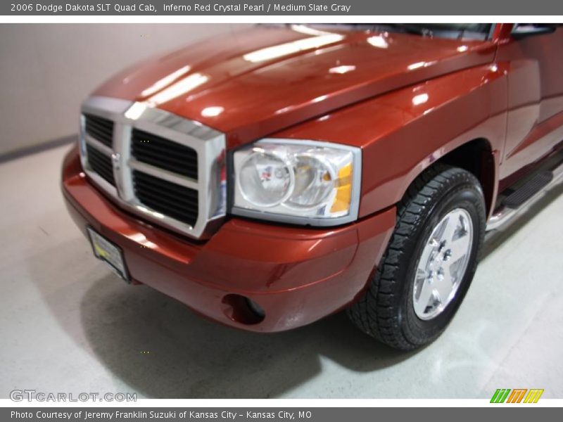 Inferno Red Crystal Pearl / Medium Slate Gray 2006 Dodge Dakota SLT Quad Cab