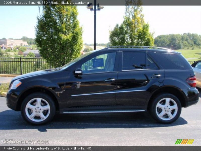 Black / Macadamia 2008 Mercedes-Benz ML 350 4Matic