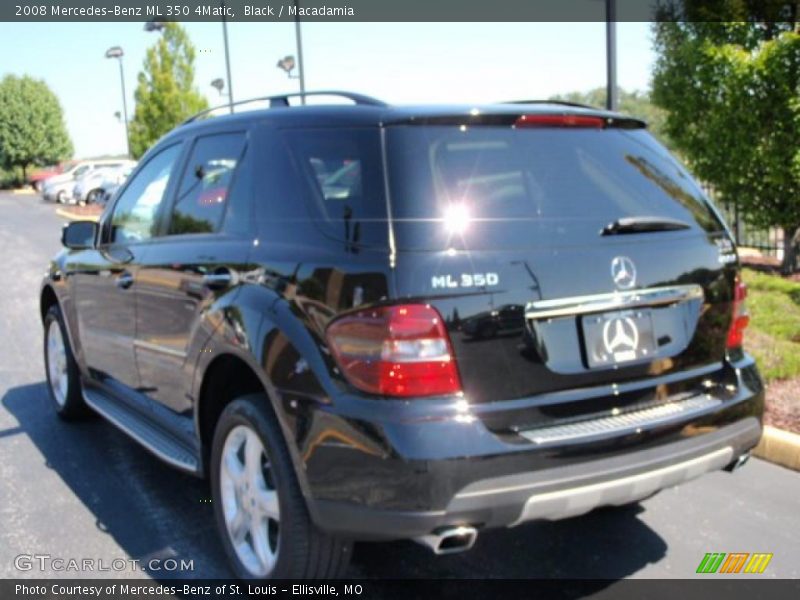 Black / Macadamia 2008 Mercedes-Benz ML 350 4Matic
