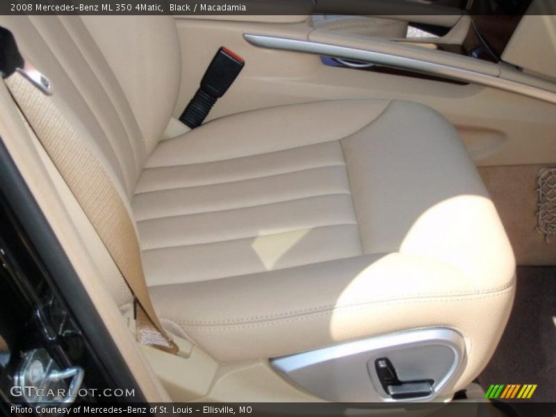 Black / Macadamia 2008 Mercedes-Benz ML 350 4Matic
