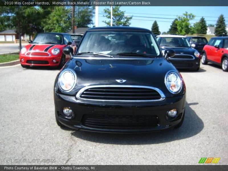 Midnight Black Metallic / Rooster Red Leather/Carbon Black 2010 Mini Cooper Hardtop