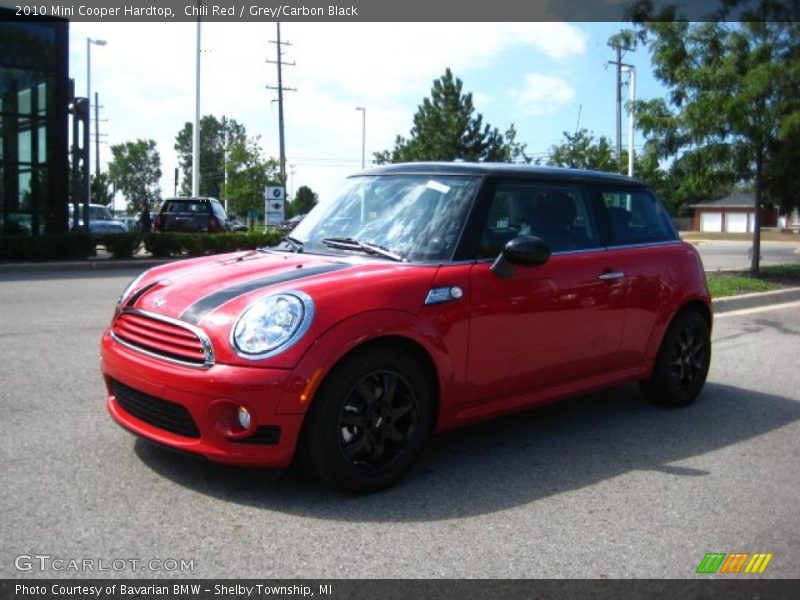 Chili Red / Grey/Carbon Black 2010 Mini Cooper Hardtop