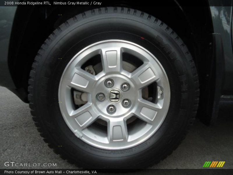 Nimbus Gray Metallic / Gray 2008 Honda Ridgeline RTL