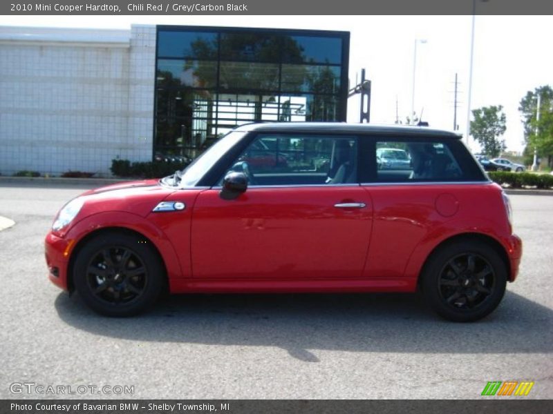 Chili Red / Grey/Carbon Black 2010 Mini Cooper Hardtop