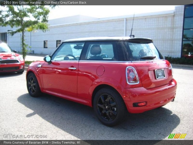 Chili Red / Grey/Carbon Black 2010 Mini Cooper Hardtop