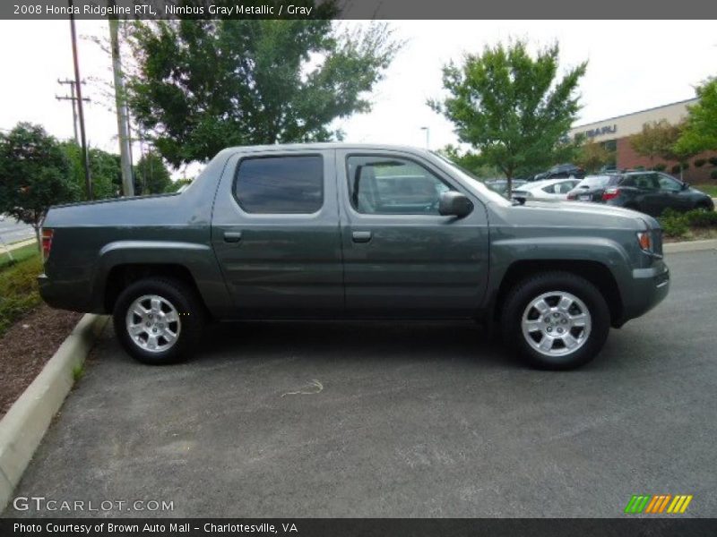 Nimbus Gray Metallic / Gray 2008 Honda Ridgeline RTL