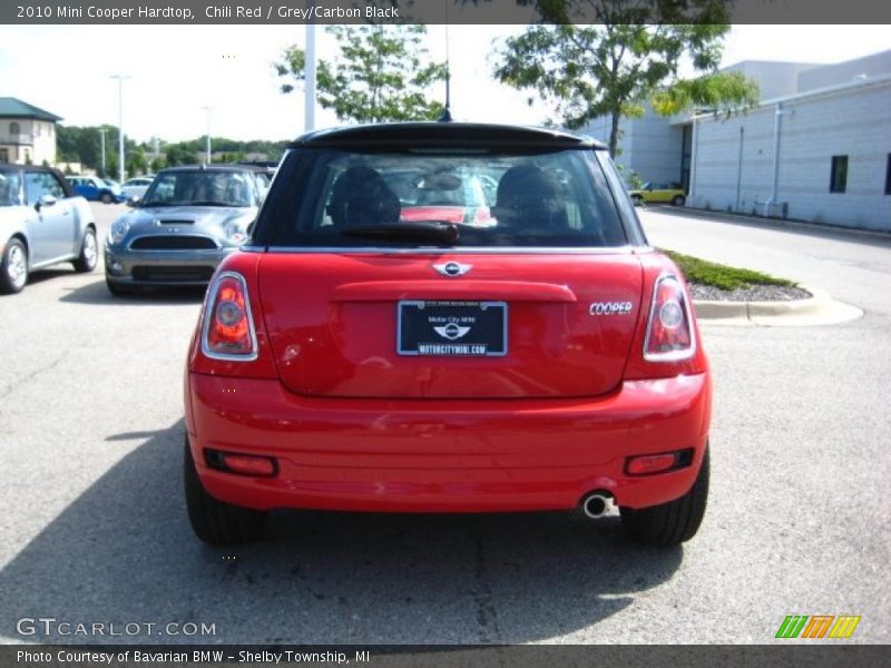 Chili Red / Grey/Carbon Black 2010 Mini Cooper Hardtop
