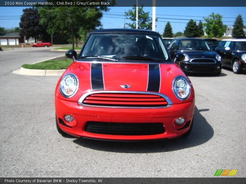 Chili Red / Grey/Carbon Black 2010 Mini Cooper Hardtop