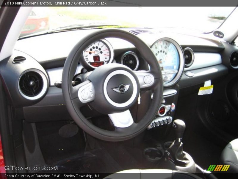 Chili Red / Grey/Carbon Black 2010 Mini Cooper Hardtop