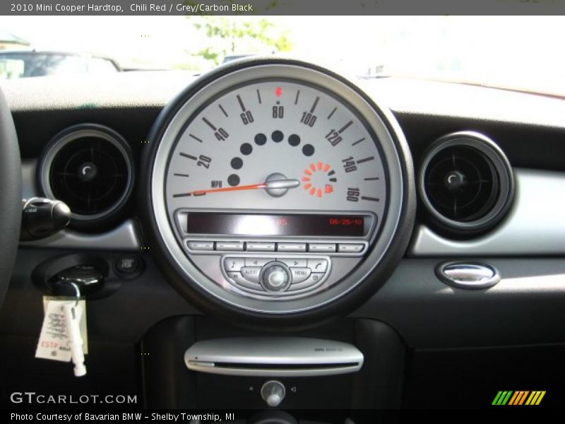 Chili Red / Grey/Carbon Black 2010 Mini Cooper Hardtop