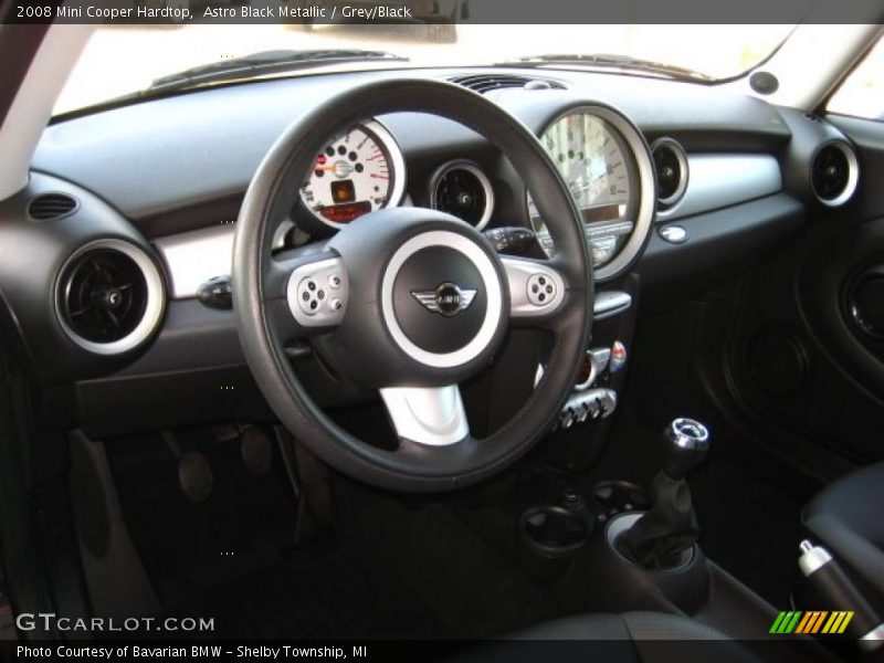 Astro Black Metallic / Grey/Black 2008 Mini Cooper Hardtop