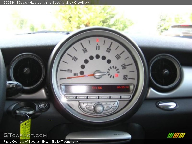 Astro Black Metallic / Grey/Black 2008 Mini Cooper Hardtop