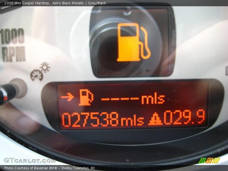 Astro Black Metallic / Grey/Black 2008 Mini Cooper Hardtop