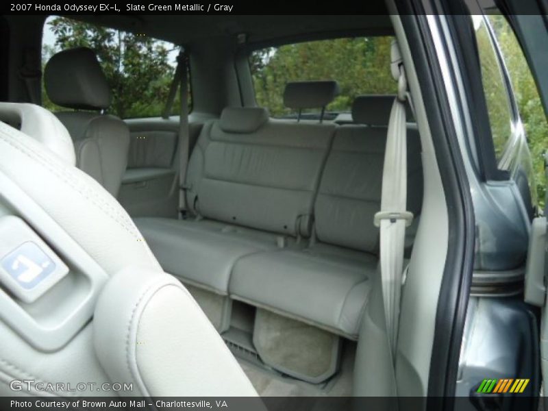 Slate Green Metallic / Gray 2007 Honda Odyssey EX-L