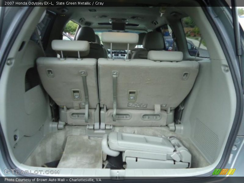 Slate Green Metallic / Gray 2007 Honda Odyssey EX-L