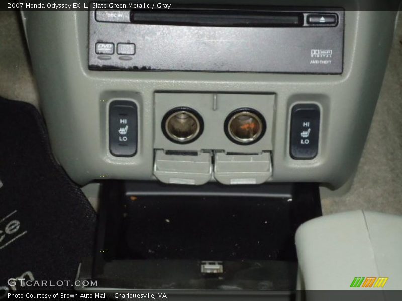Slate Green Metallic / Gray 2007 Honda Odyssey EX-L