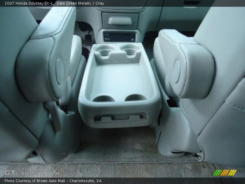 Slate Green Metallic / Gray 2007 Honda Odyssey EX-L