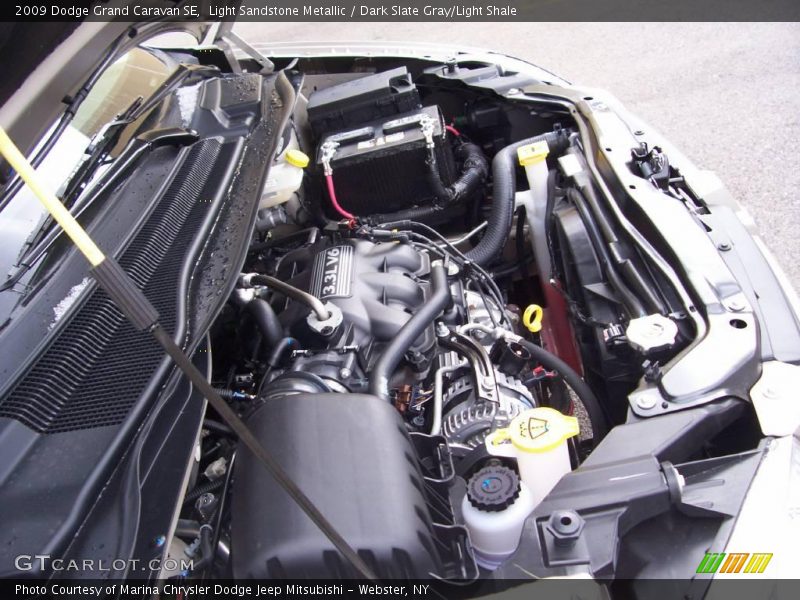 Light Sandstone Metallic / Dark Slate Gray/Light Shale 2009 Dodge Grand Caravan SE