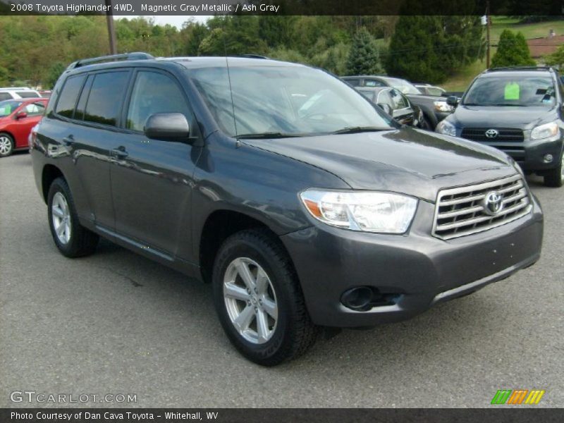 Magnetic Gray Metallic / Ash Gray 2008 Toyota Highlander 4WD