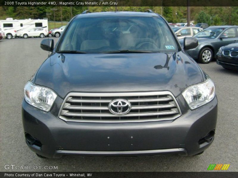 Magnetic Gray Metallic / Ash Gray 2008 Toyota Highlander 4WD