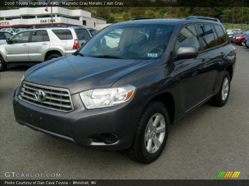 Magnetic Gray Metallic / Ash Gray 2008 Toyota Highlander 4WD