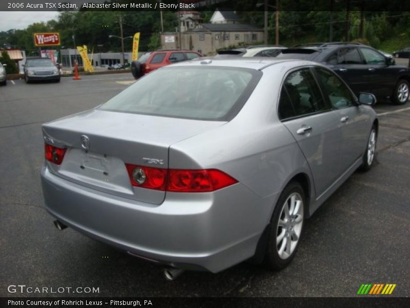 Alabaster Silver Metallic / Ebony Black 2006 Acura TSX Sedan