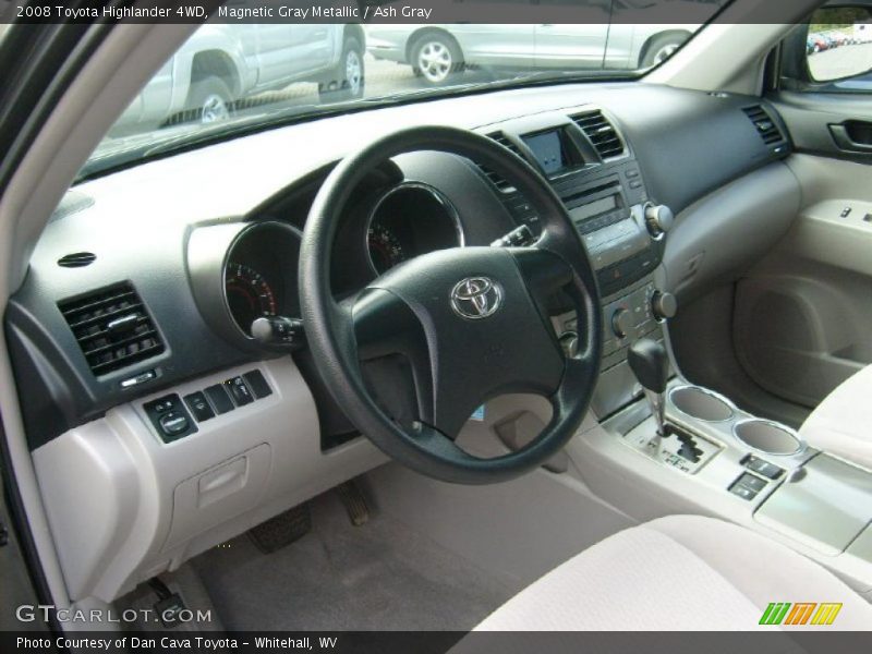 Magnetic Gray Metallic / Ash Gray 2008 Toyota Highlander 4WD