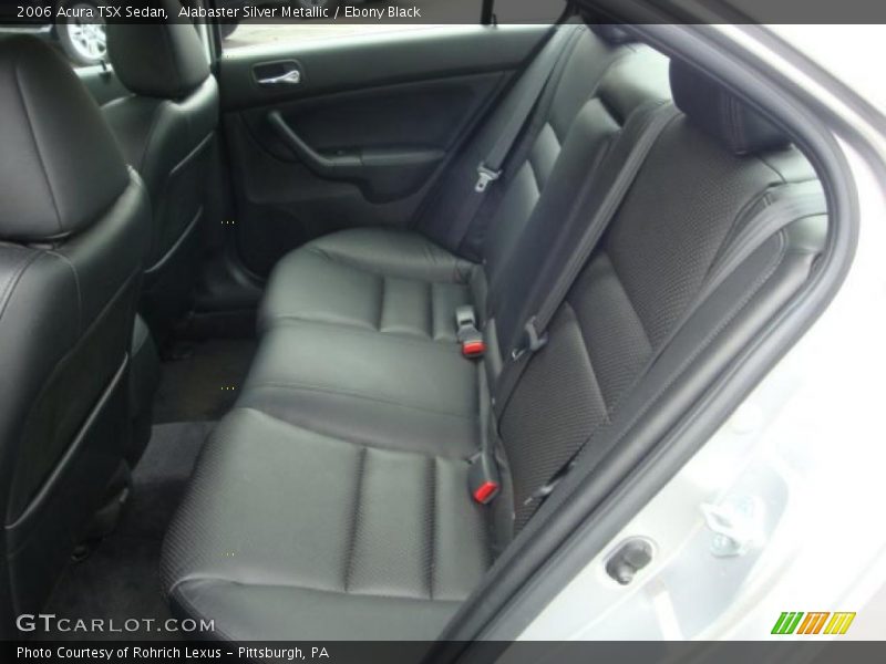 Alabaster Silver Metallic / Ebony Black 2006 Acura TSX Sedan