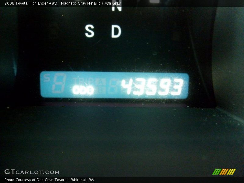 Magnetic Gray Metallic / Ash Gray 2008 Toyota Highlander 4WD