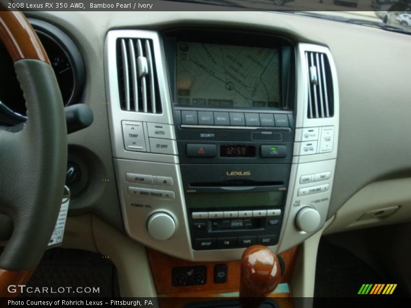 Bamboo Pearl / Ivory 2008 Lexus RX 350 AWD