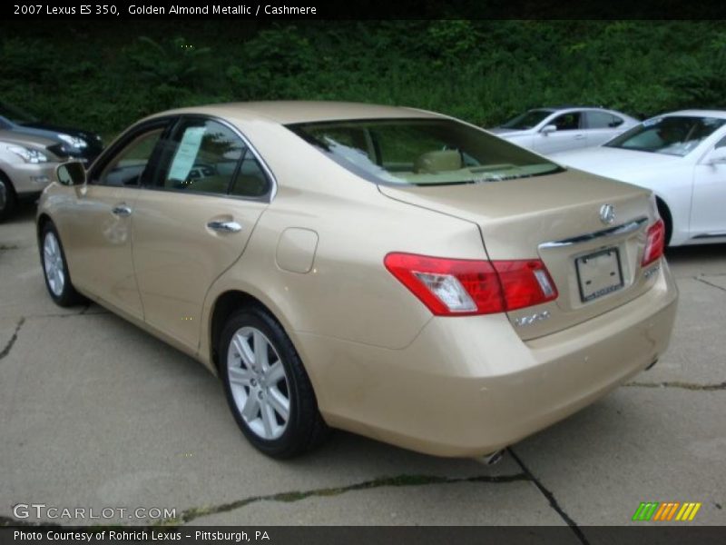 Golden Almond Metallic / Cashmere 2007 Lexus ES 350