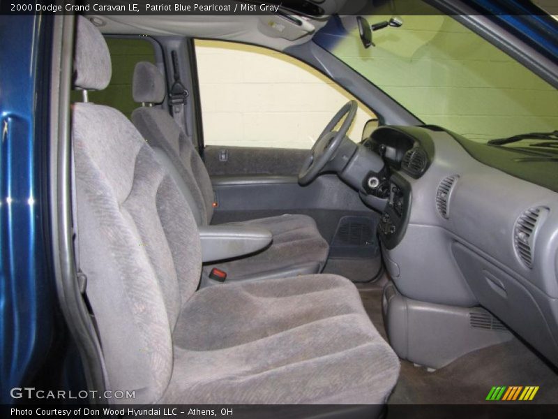 Patriot Blue Pearlcoat / Mist Gray 2000 Dodge Grand Caravan LE