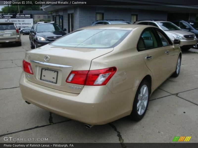 Golden Almond Metallic / Cashmere 2007 Lexus ES 350