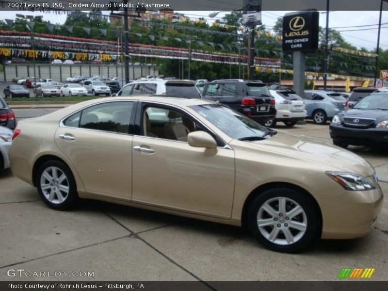 Golden Almond Metallic / Cashmere 2007 Lexus ES 350