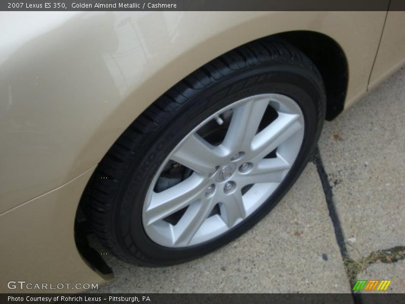 Golden Almond Metallic / Cashmere 2007 Lexus ES 350