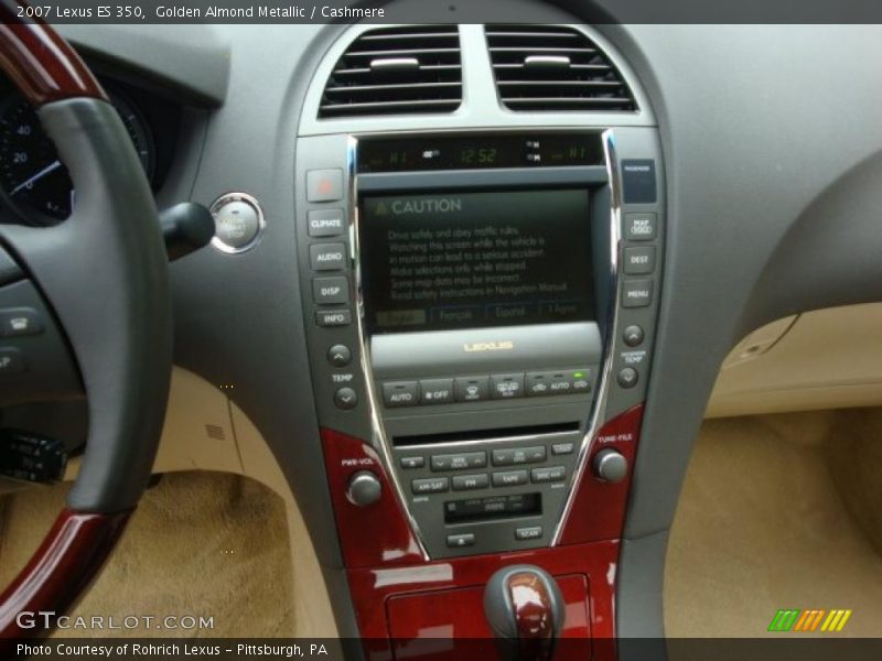 Golden Almond Metallic / Cashmere 2007 Lexus ES 350