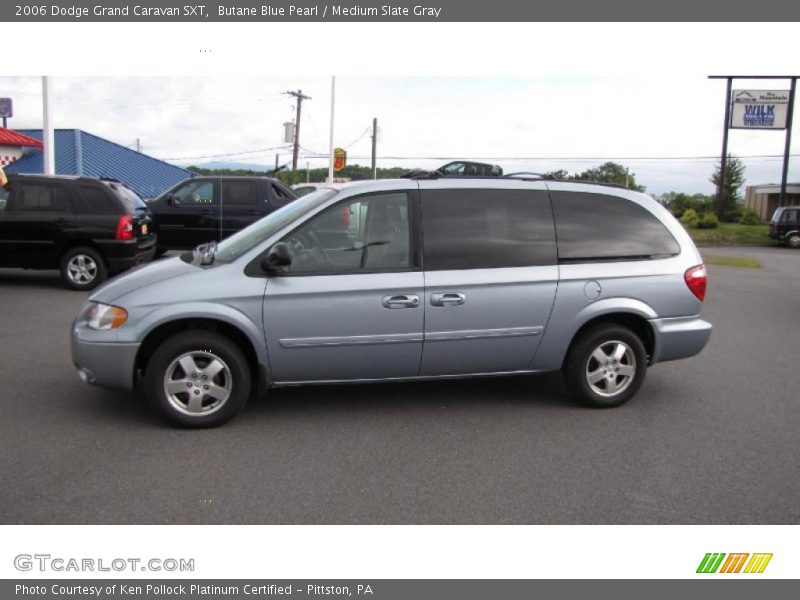Butane Blue Pearl / Medium Slate Gray 2006 Dodge Grand Caravan SXT