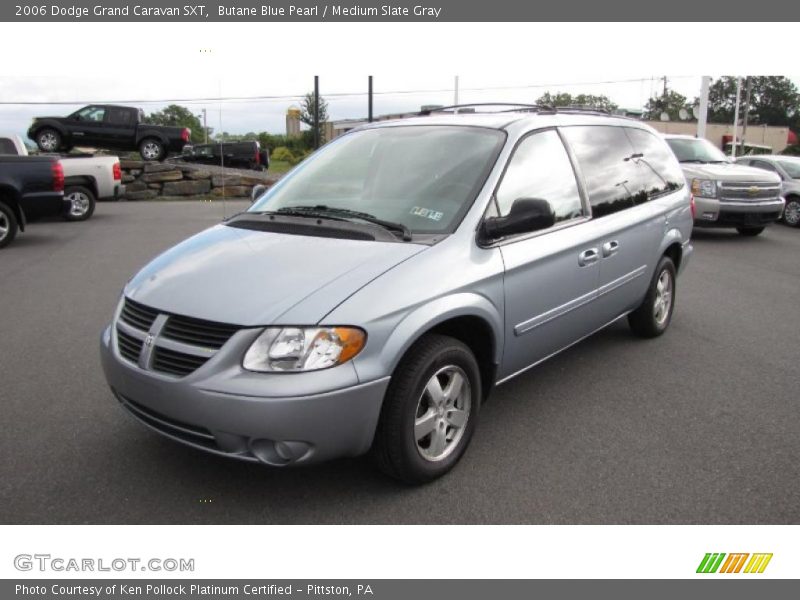Butane Blue Pearl / Medium Slate Gray 2006 Dodge Grand Caravan SXT