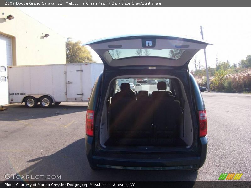 Melbourne Green Pearl / Dark Slate Gray/Light Shale 2009 Dodge Grand Caravan SE
