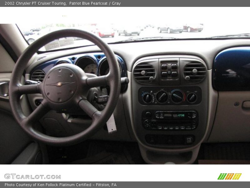 Patriot Blue Pearlcoat / Gray 2002 Chrysler PT Cruiser Touring