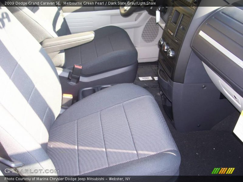 Melbourne Green Pearl / Dark Slate Gray/Light Shale 2009 Dodge Grand Caravan SE